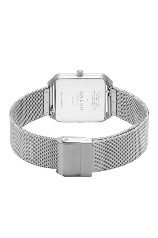 Obaku Denmark V309LXCWMC Quartz Hasır Gri Safir Cam 26 mm Kadın Kol Saati