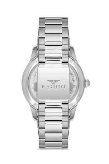 Ferro Gümüş Çelik Kordon Erkek Kol Saati F31445A-A3
