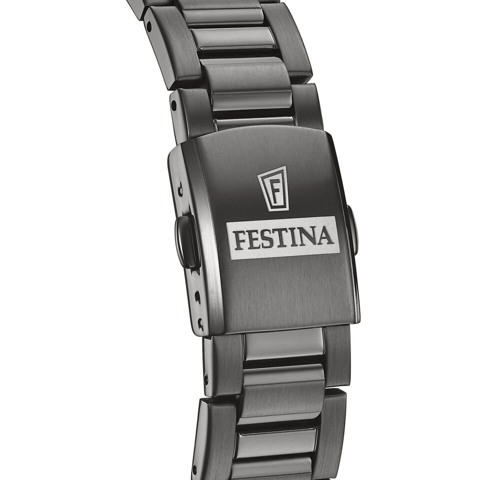 Festina F20632/1 Otomatik Çelik Gri İskelet Kadran 43 mm Erkek Kol Saati