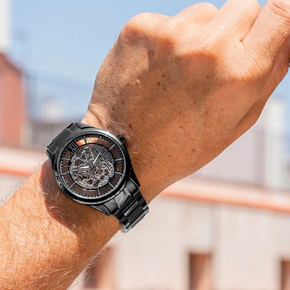 Festina F20632/1 Otomatik Çelik Gri İskelet Kadran 43 mm Erkek Kol Saati