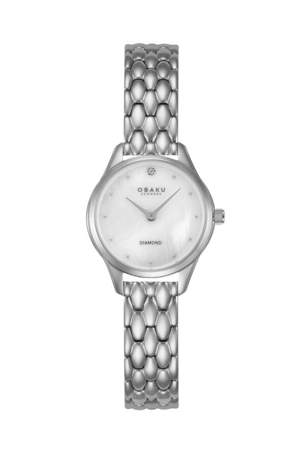Obaku Denmark V297SXCWSC Quartz Çelik Gri 24 mm Kadın Kol Saati