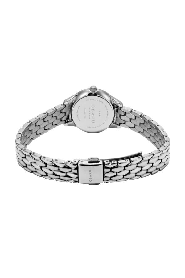 Obaku Denmark V297SXCWSC Quartz Çelik Gri 24 mm Kadın Kol Saati