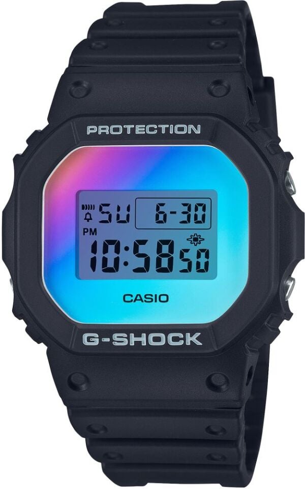 Casio DW-5600SR-1DR Silikon Siyah 43 mm Erkek Kol Saati