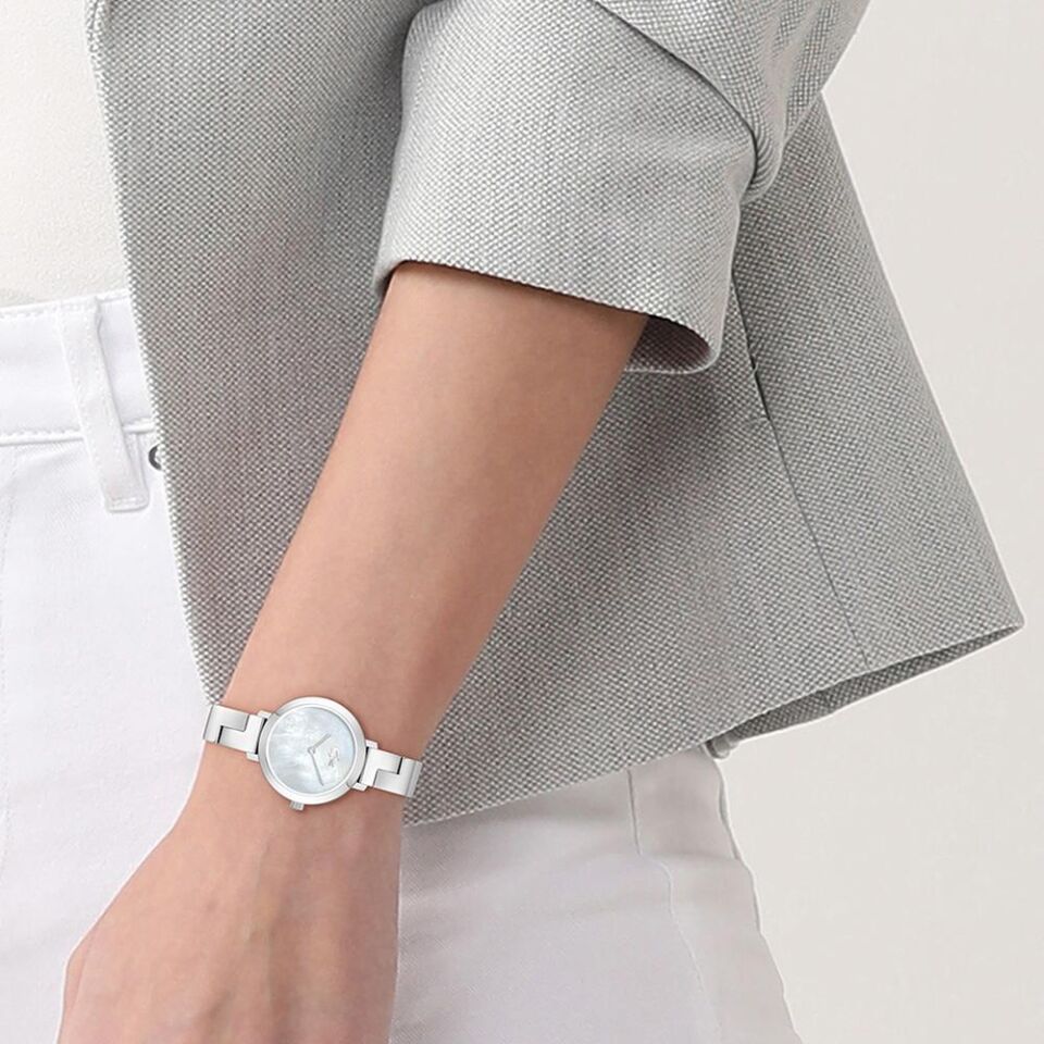 Lacoste 2001376 Quartz Çelik Gri Sedef Kadran 28 mm Kadın Kol Saati