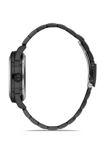 Ferro Siyah Çelik Kordon Erkek Kol Saati F31445A-G 3ATM Su Geçirmez 2 Yıl Garantili HediyePaketli