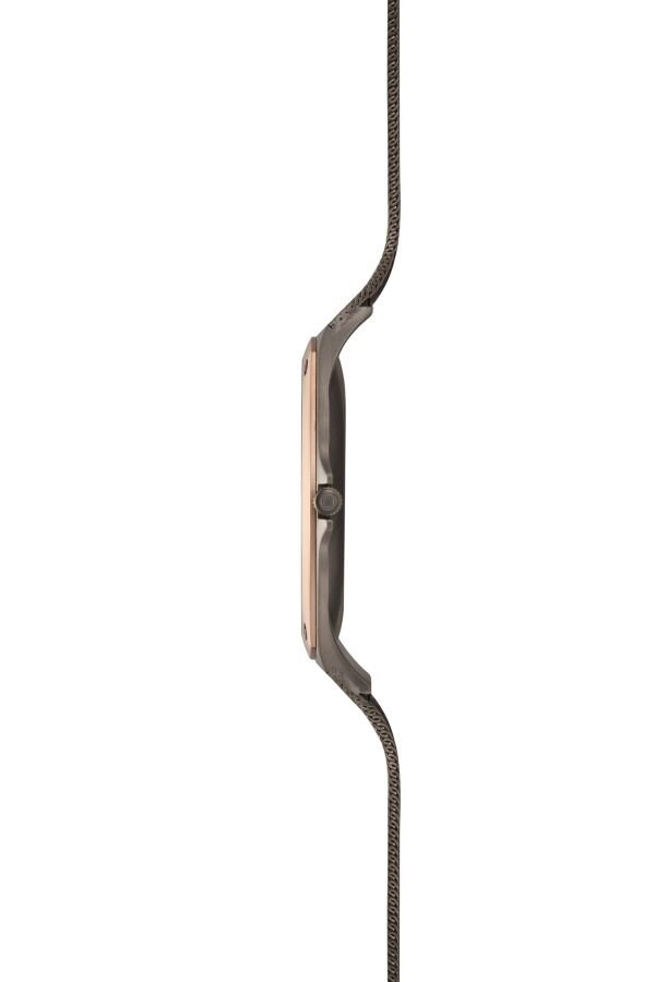 Obaku Denmark V316LXDJMJ Quartz Hasır Kordon Siyah Safir Cam 40 mm Erkek Kol Saati