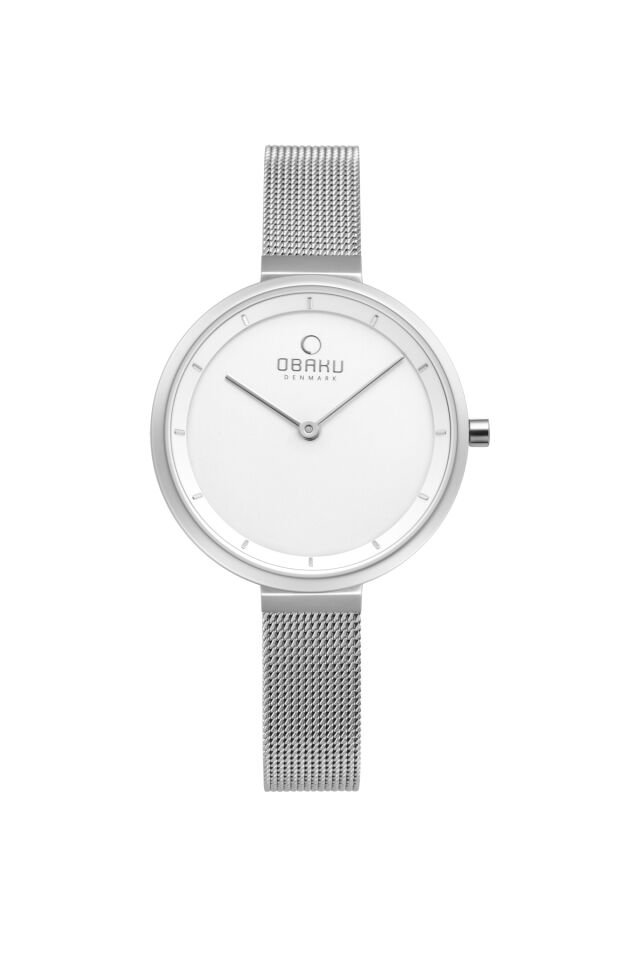 Obaku Denmark V225LXCIMC Quartz Çelik Gri 32 mm Kadın Kol Saati