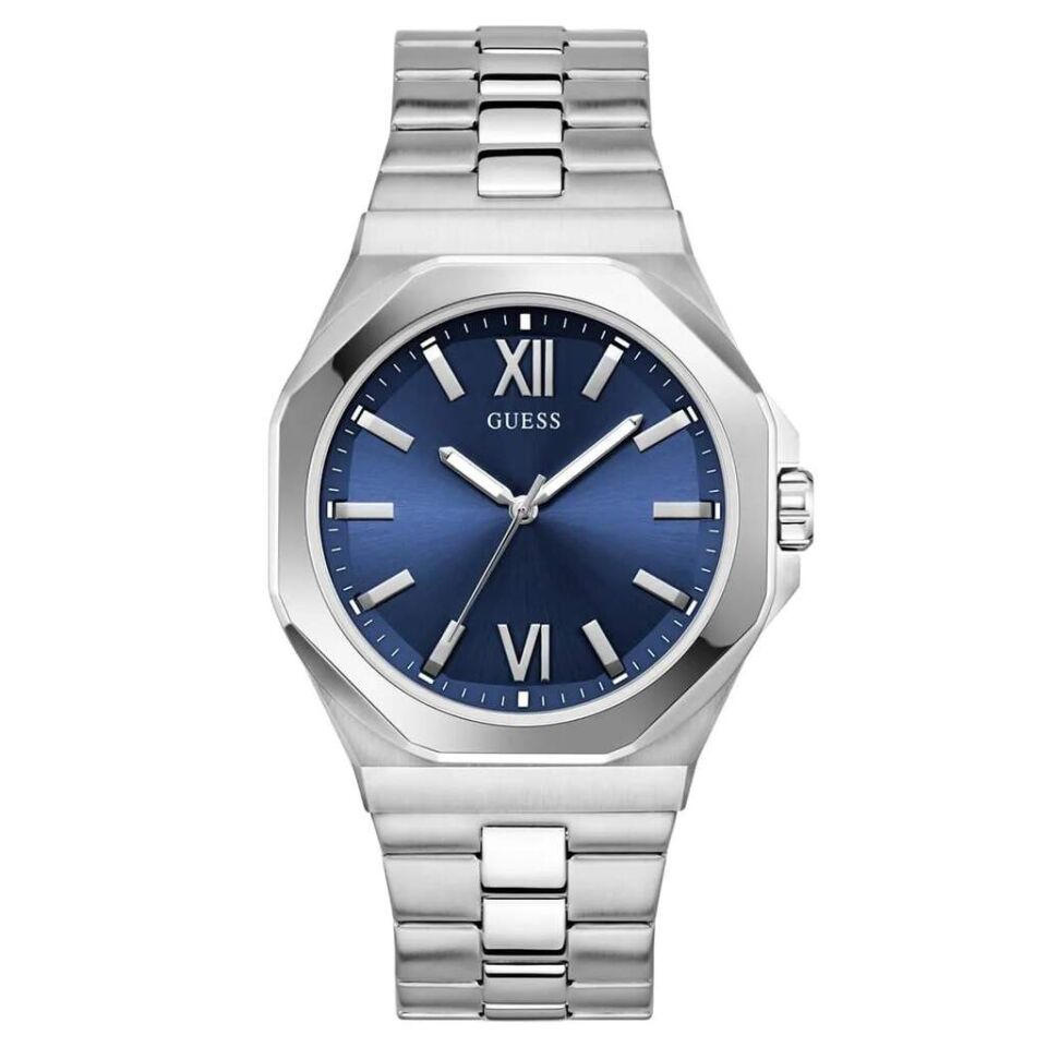 Guess GUGW0849G1 Quartz Çelik Gri Lacivert Kadran 41 mm Erkek Kol Saati