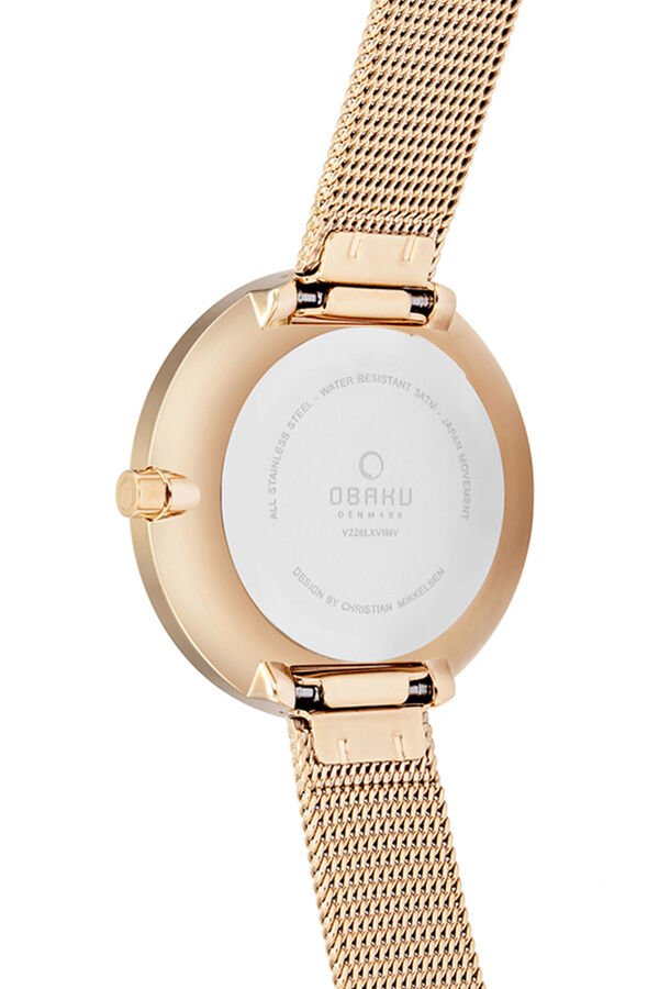 Obaku Denmark V226LXVIMV Quartz Hasır Rose 32 mm Kadın Kol Saati