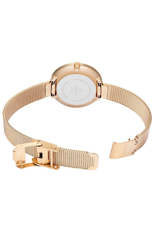 Obaku Denmark V226LXVIMV Quartz Hasır Rose 32 mm Kadın Kol Saati