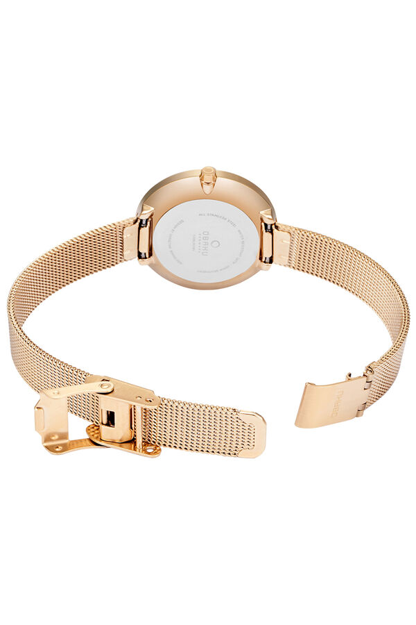 Obaku Denmark V226LXVIMV Quartz Hasır Rose 32 mm Kadın Kol Saati