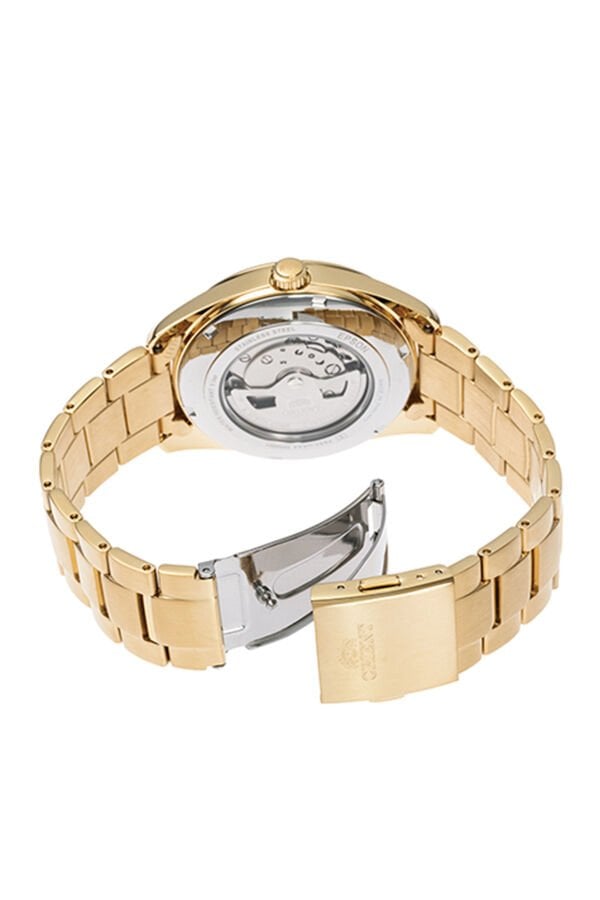 Orient RA-AR0007S30B Otomatik Open Heart Çelik Altın Rengi Safir Cam 41 mm Erkek Kol Saati