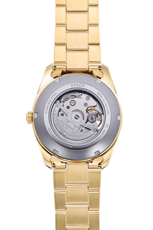 Orient RA-AR0007S30B Otomatik Open Heart Çelik Altın Rengi Safir Cam 41 mm Erkek Kol Saati