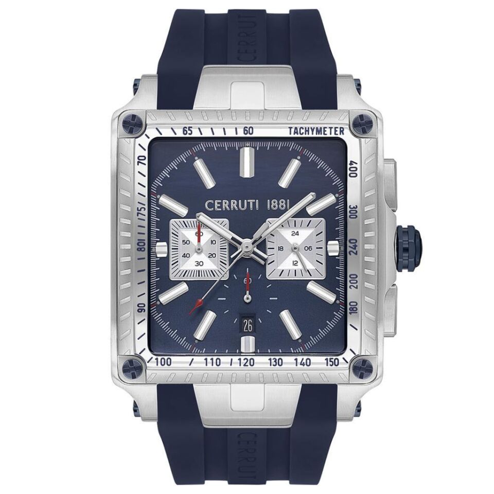 CERRUTI 1881 CIWGO0018807 Quartz Silikon Lacivert 44 mmx55 mm Erkek Kol Saati
