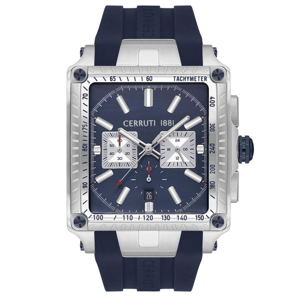CERRUTI 1881 CIWGO0018807 Quartz Silikon Lacivert 44 mmx55 mm Erkek Kol Saati