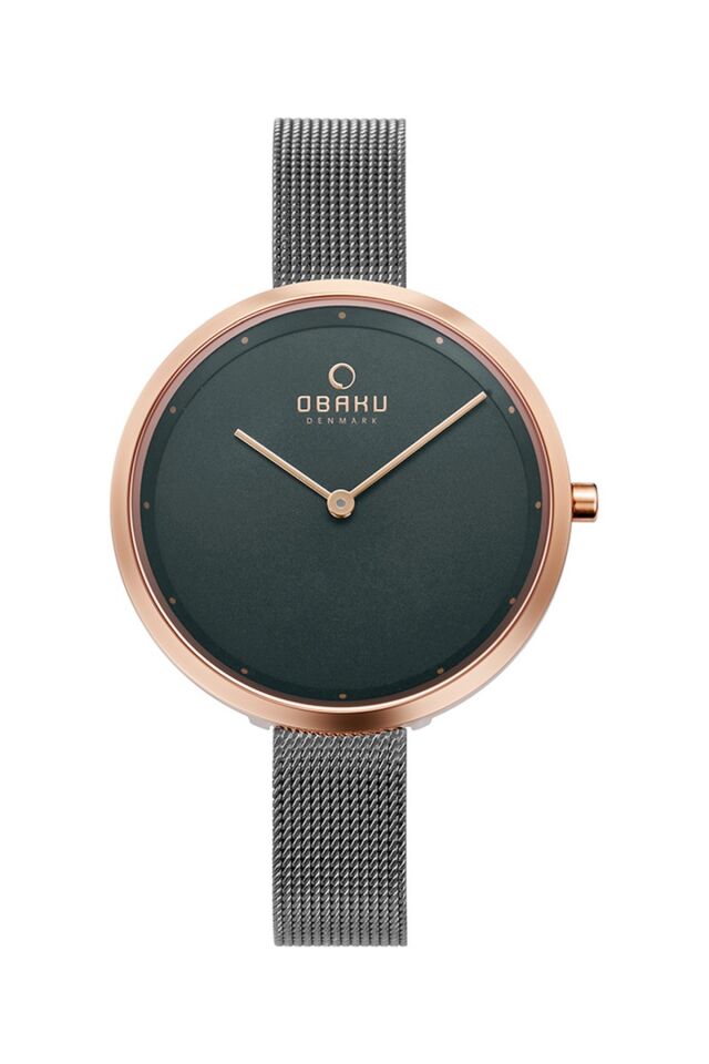 Obaku Denmark V227LXVJMJ Quartz Hasır Siyah 34 mm Kadın Kol Saati