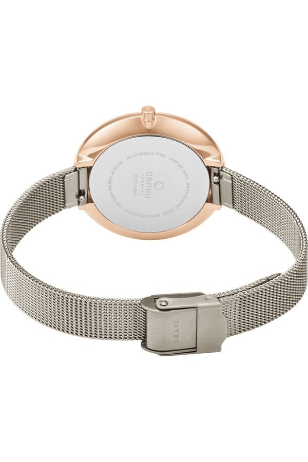 Obaku Denmark V227LXVJMJ Quartz Hasır Siyah 34 mm Kadın Kol Saati