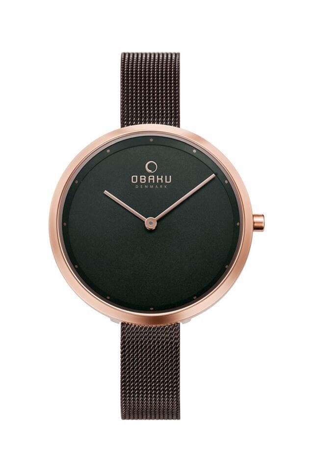 Obaku Denmark V227LXVNMN1 Quartz Hasır Siyah 34 mm Kadın Kol Saati