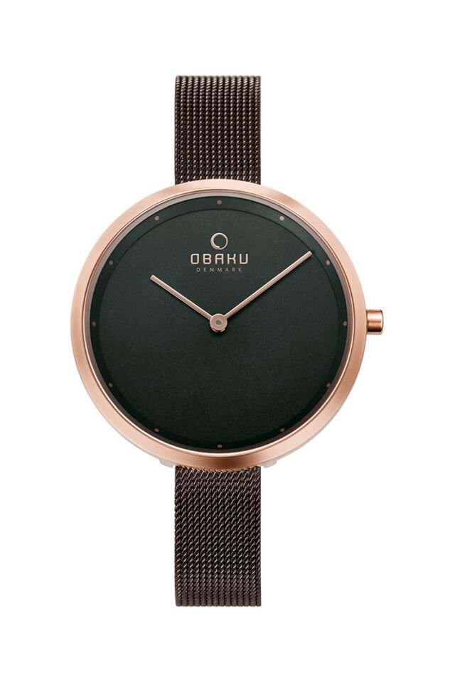 Obaku Denmark V227LXVNMN1 Quartz Hasır Siyah 34 mm Kadın Kol Saati