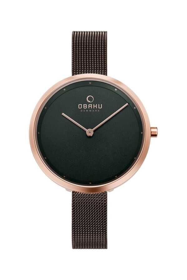 Obaku Denmark V227LXVNMN1 Quartz Hasır Siyah 34 mm Kadın Kol Saati