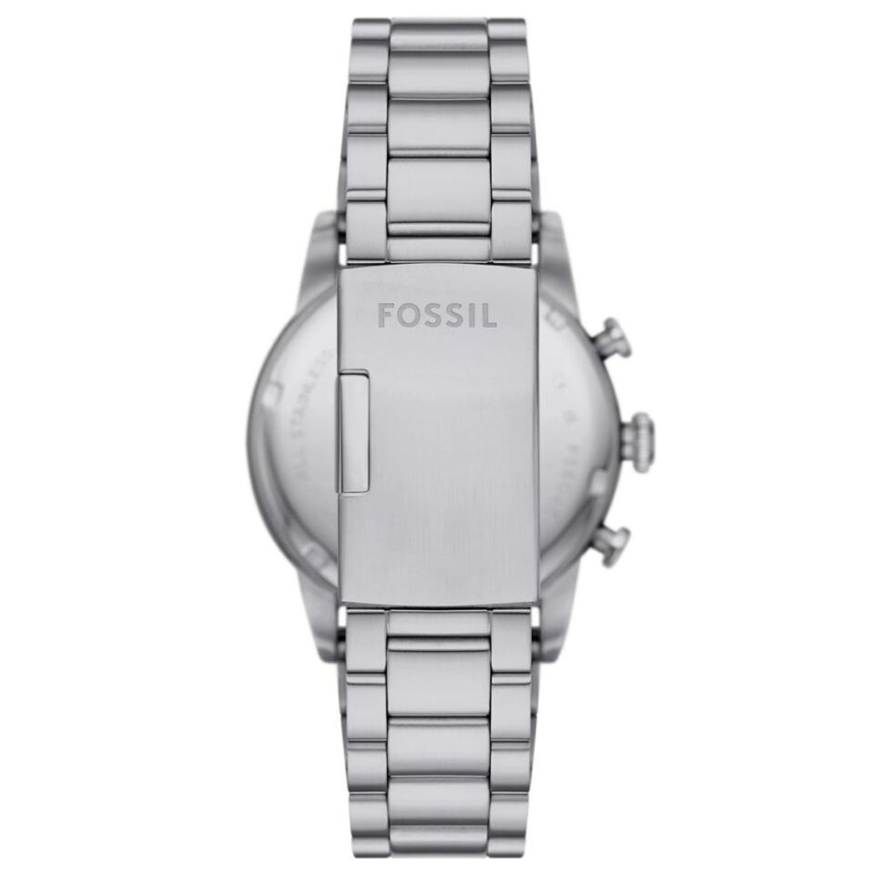 Fossil FFS6045 Quartz Çelik Gri Siyah Kadran 42 mm Erkek Kol Saati