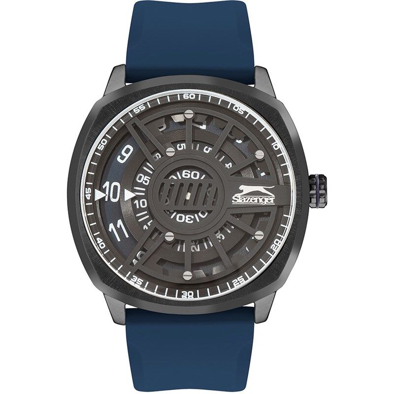 Slazenger SL.09.2211.1.02 Quartz 45 mm Silikon Kordon Lacivert Erkek Kol Saati