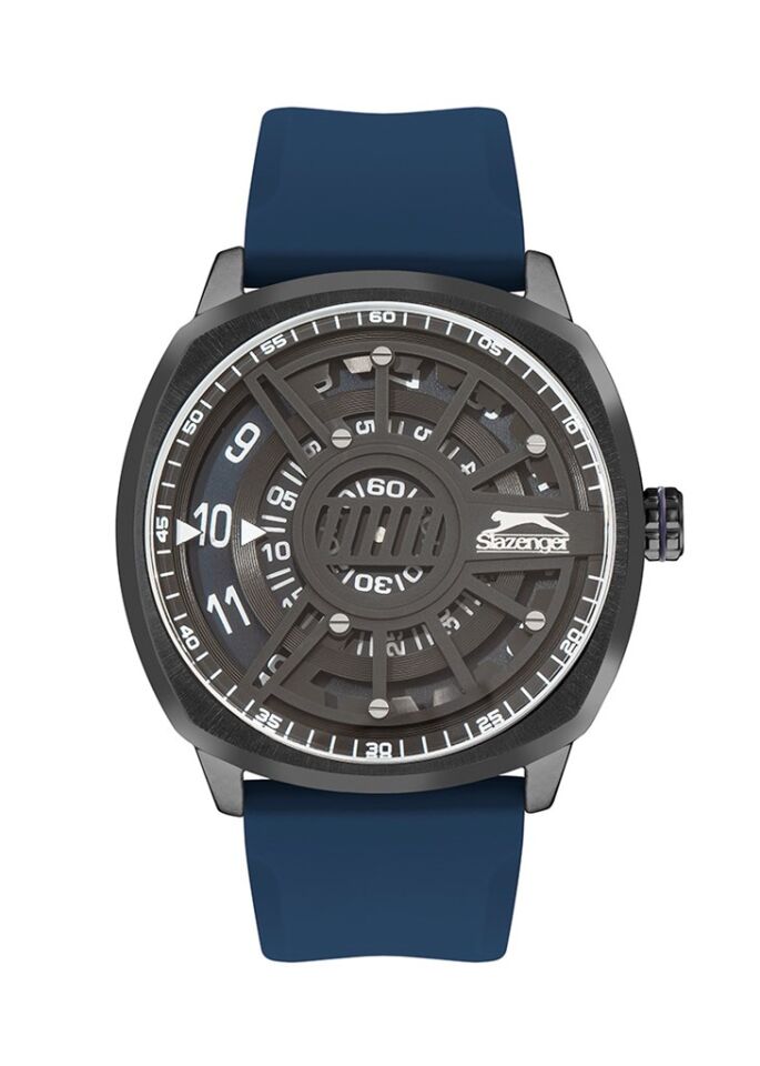 Slazenger SL.09.2211.1.02 Quartz 45 mm Silikon Kordon Lacivert Erkek Kol Saati