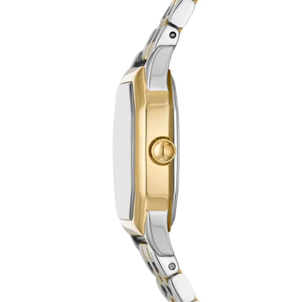 Fossil FES5362 Quartz Çelik Altın/Gri Krem Kadran 27 mm Kadın Kol Saati