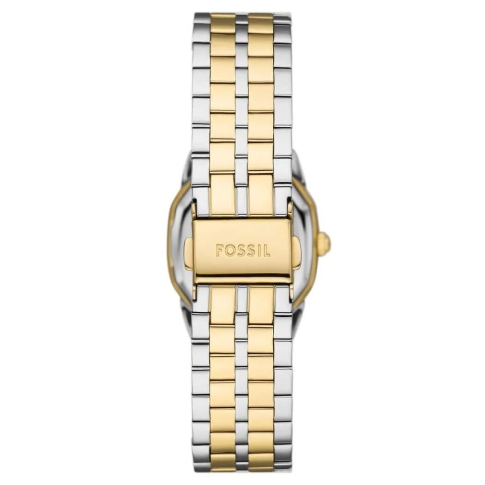 Fossil FES5362 Quartz Çelik Altın/Gri Krem Kadran 27 mm Kadın Kol Saati