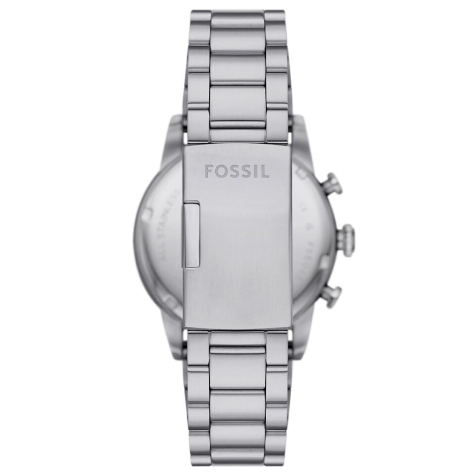 Fossil FFS6047 Quartz Çelik Gri Mavi Kadran 42 mm Erkek Kol Saati