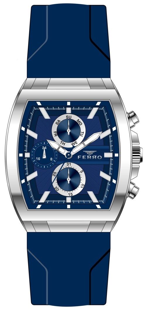 Ferro FM31325D-L3 44 mm Lacivert Erkek Kol Saati