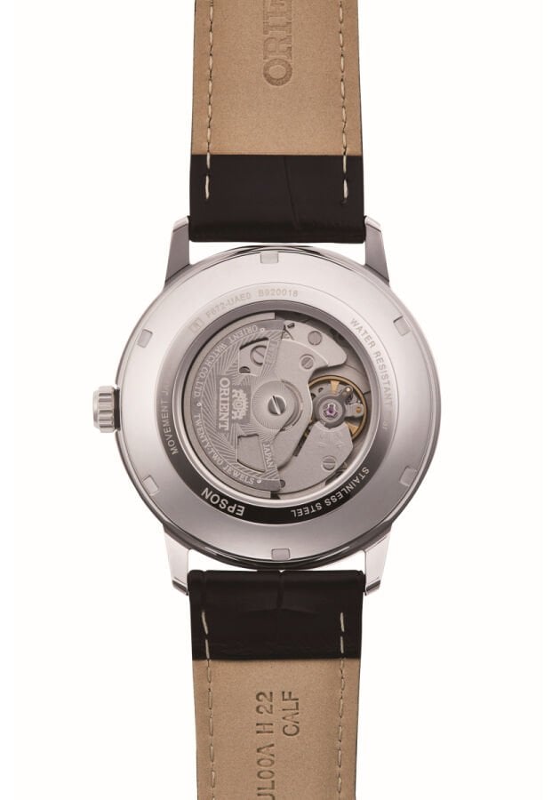 Orient RA-AC0F07S30B Quartz Deri Kahverengi Kristal Mineral 42 mm Erkek Kol Saati