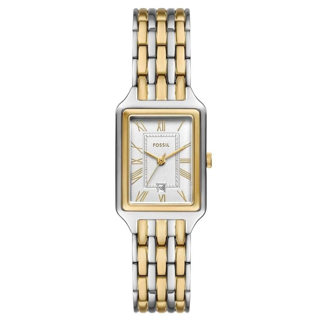 Fossil FES5368 Quartz Çelik Altın/Gri 23 mm Takvimli Kadın Kol Saati