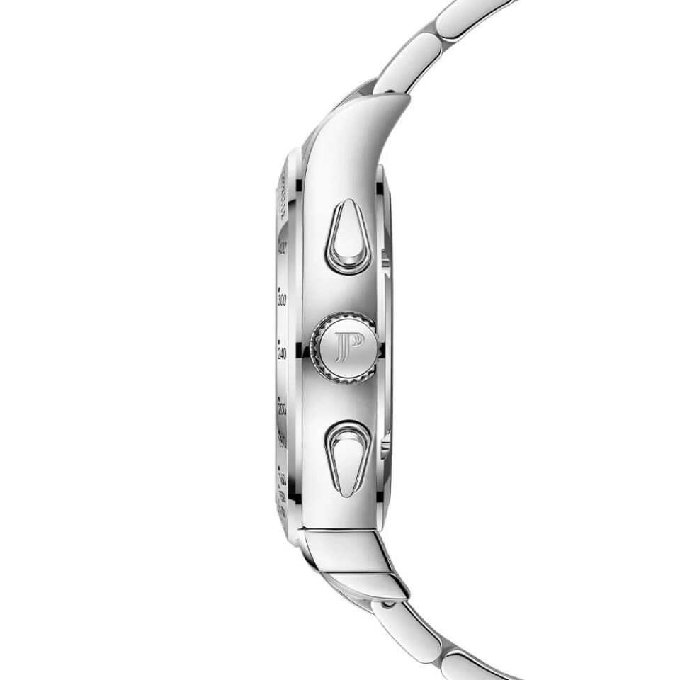 Jacques Philippe JPQGC701336 Swiss Made Quartz Çelik Gri Lacivert Kadran Safir Cam 41 mm Erkek Kol Saati