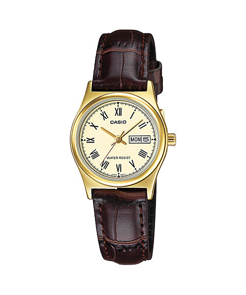 Casio LTP-V006GL-9BUDF Quartz Deri Kahverengi 25 mm Kadın Kol Saati