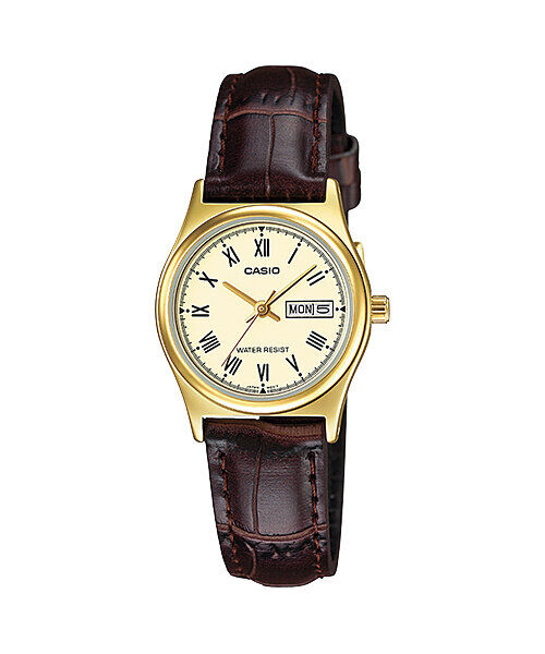 Casio LTP-V006GL-9BUDF Quartz Deri Kahverengi 25 mm Kadın Kol Saati