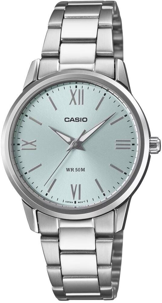 Casio LTP-1303DD-2AVDF Quartz Çelik Gri Mavi Kadran 31 mm Kadın Kol Saati