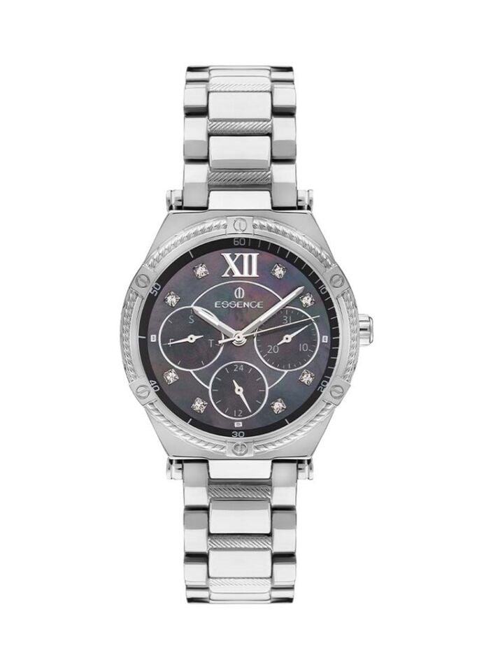 Essence ES6733FE.351 Quartz Çelik Gri Siyah Sedef 36 mm Kadın Kol Saati