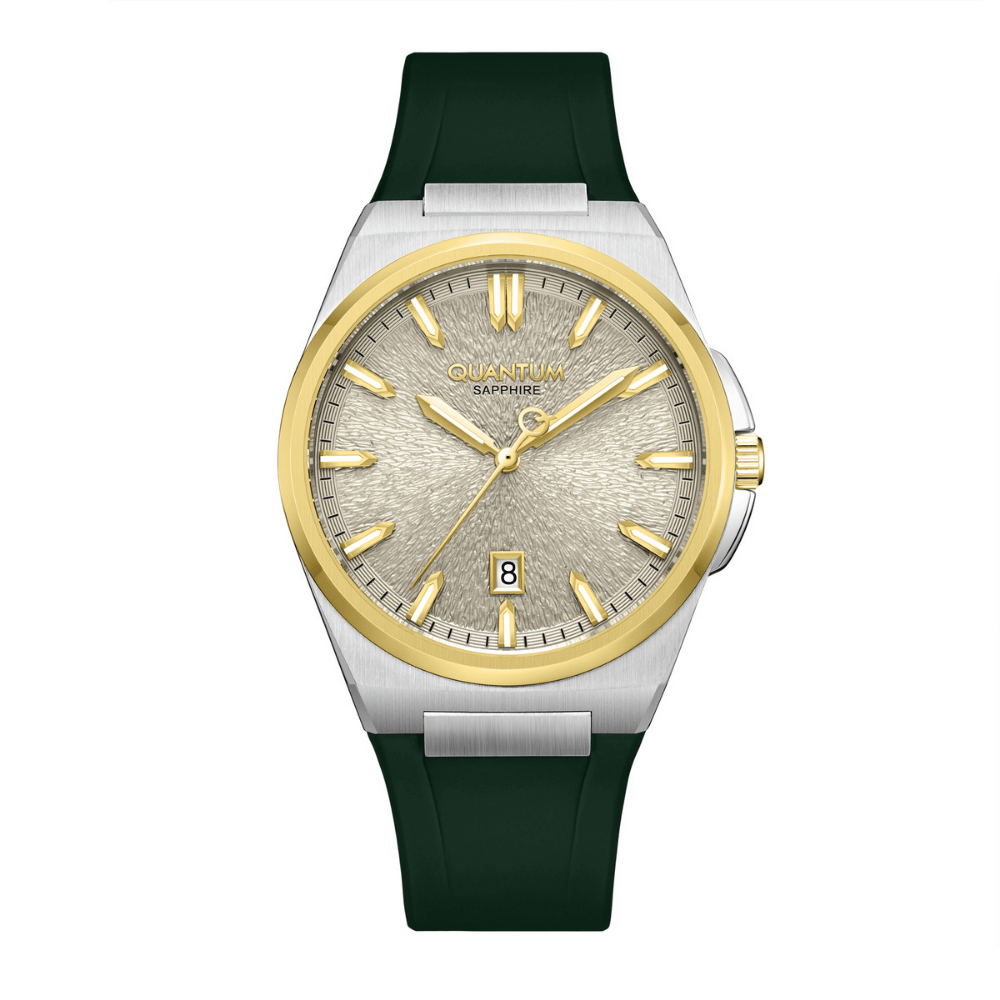 Quantum ADG1239.341 Quartz Silikon Yeşil Safir 10 ATM 41 mm Erkek Kol Saati