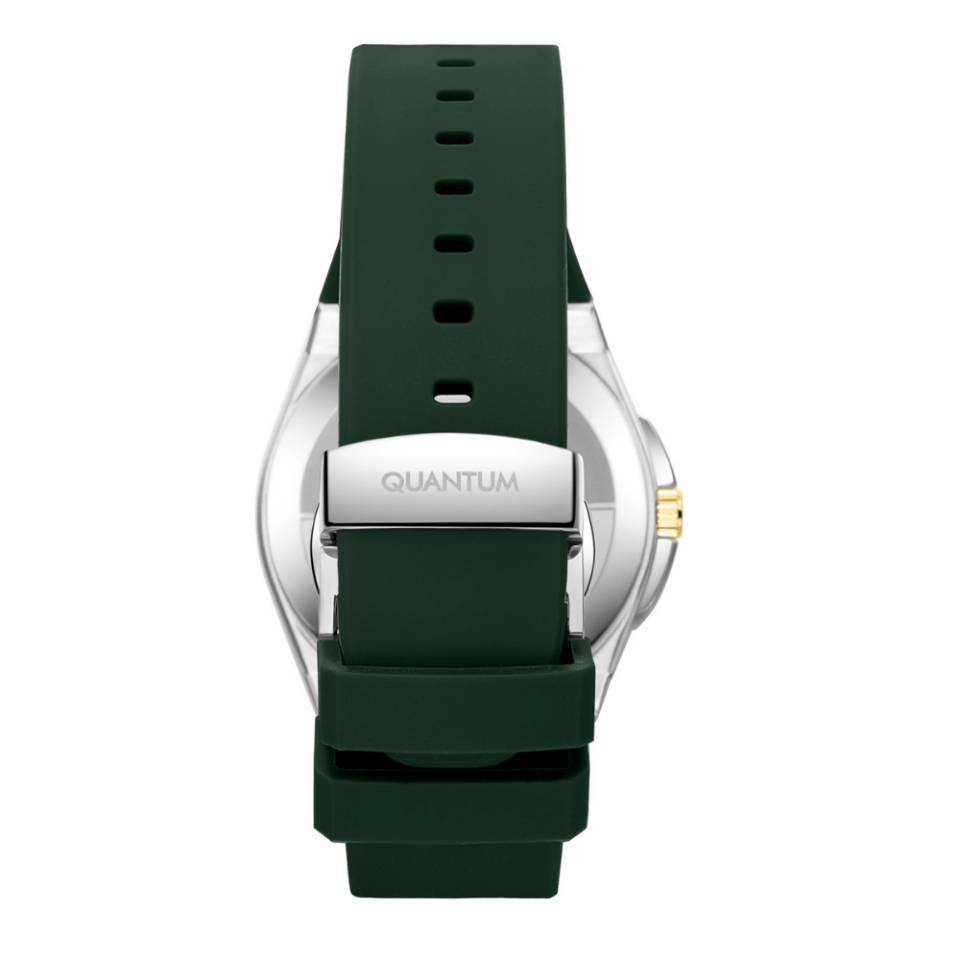 Quantum ADG1239.341 Quartz Silikon Yeşil Safir 10 ATM 41 mm Erkek Kol Saati