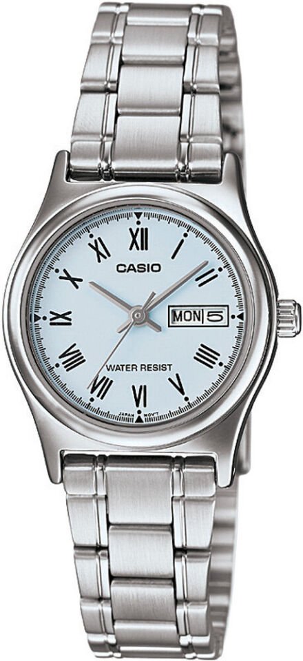 Casio LTP-V006D-2BUDF Quartz Çelik Gri Mavi Kadran 25 mm Kadın Kol Saati