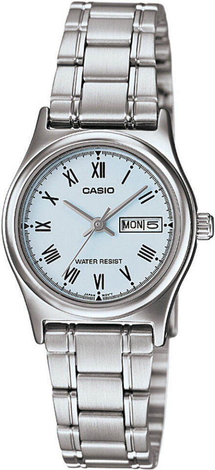 Casio LTP-V006D-2BUDF Quartz Çelik Gri Mavi Kadran 25 mm Kadın Kol Saati