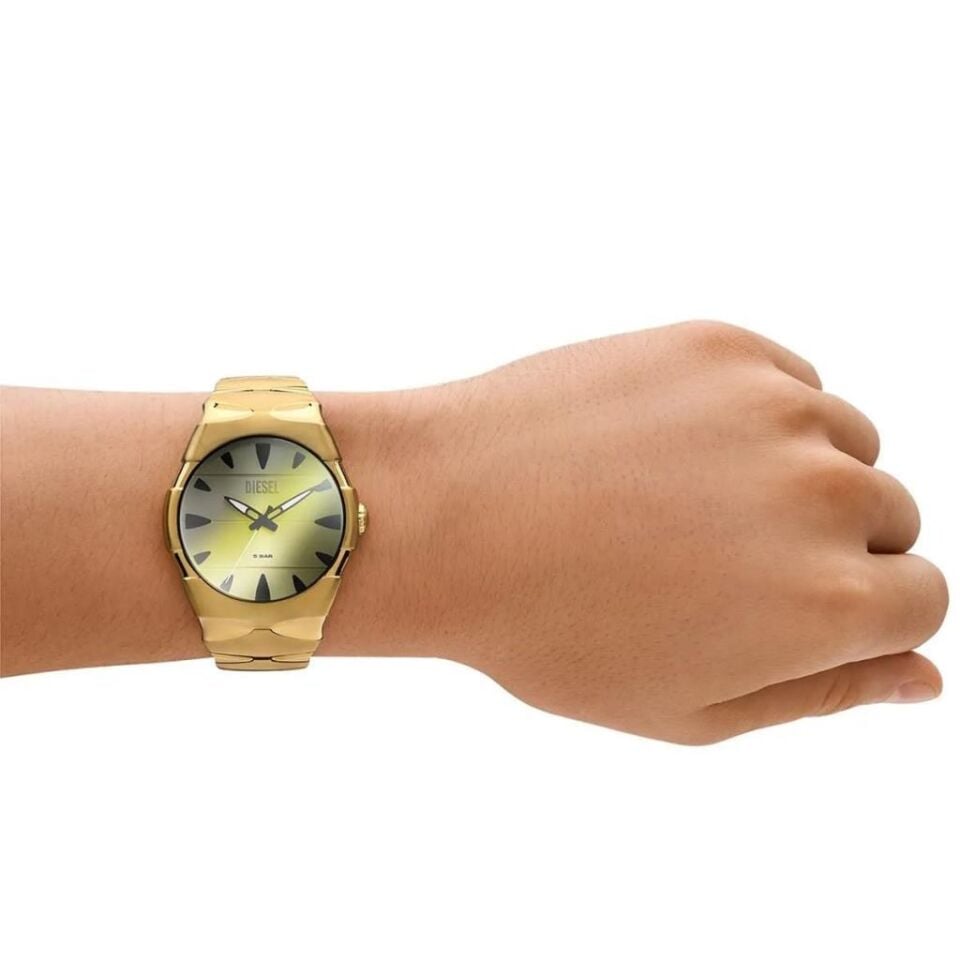 Diesel DZ2214 Quartz Çelik Altın Rengi 42 mm Erkek Kol Saati