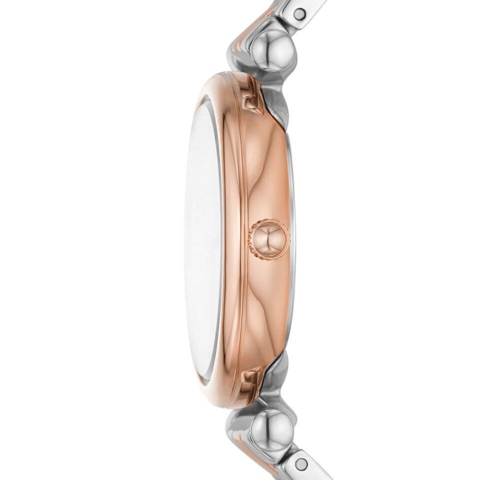 Fossil FES5201 28 mm Rose Gold / Metalik Gri Kadın Kol Saati