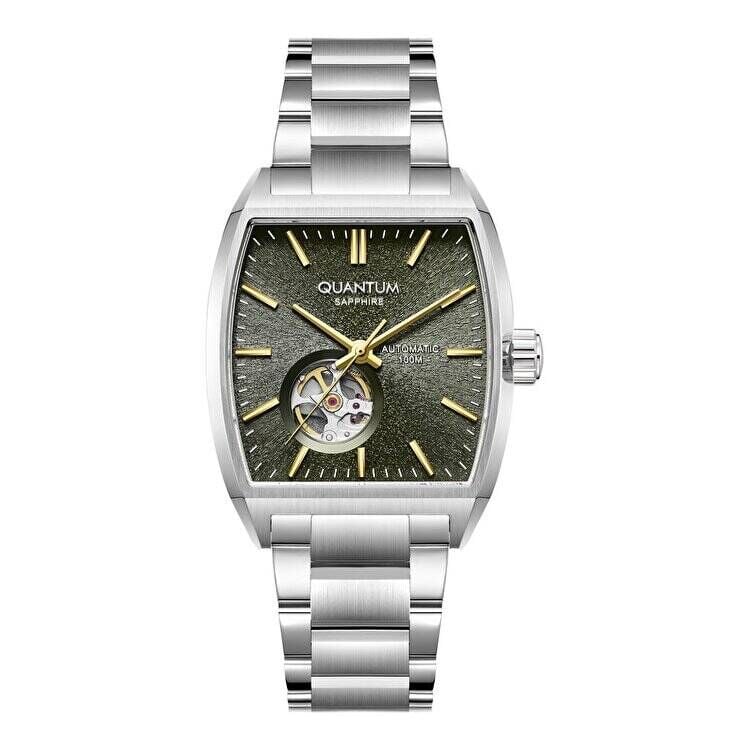 Quantum QMG1226.370 Otomatik Çelik Gri Safir 10 ATM 36 mm Erkek Kol Saati