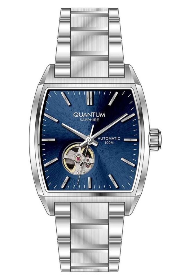 Quantum QMG1226.390 Otomatik Çelik Gri Safir 10 ATM 36 mm Erkek Kol Saati