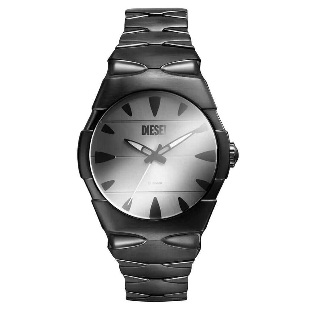 Diesel D-Sruptor DZ2213 Quartz Çelik Siyah 42 mm Erkek Kol Saati