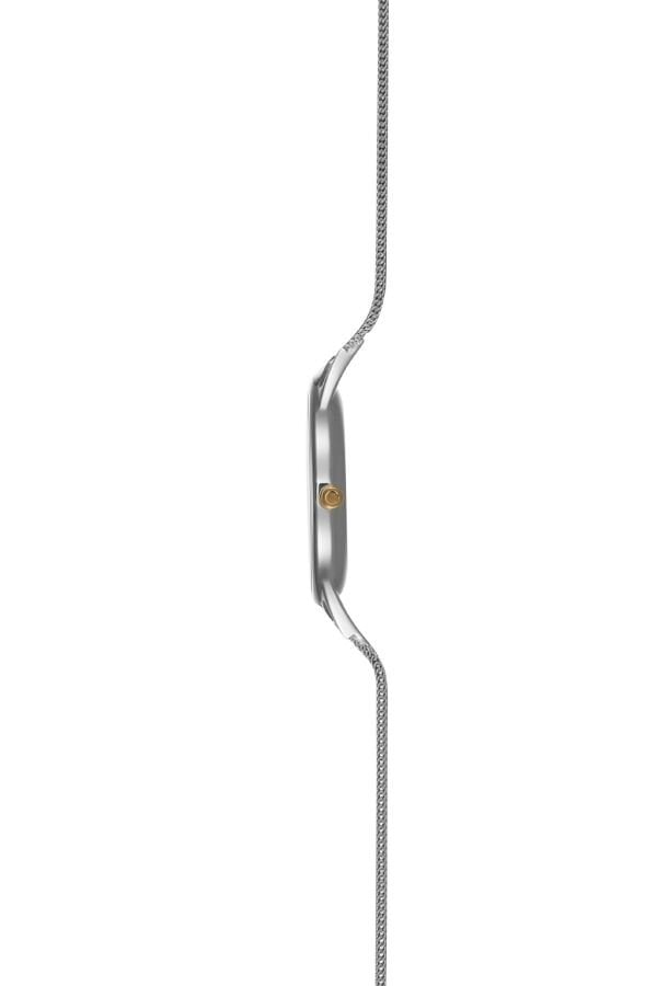 Obaku Denmark V302LXCWMC Quartz Çelik Hasır Gri Safir Cam 32 mm Kadın Kol Saati