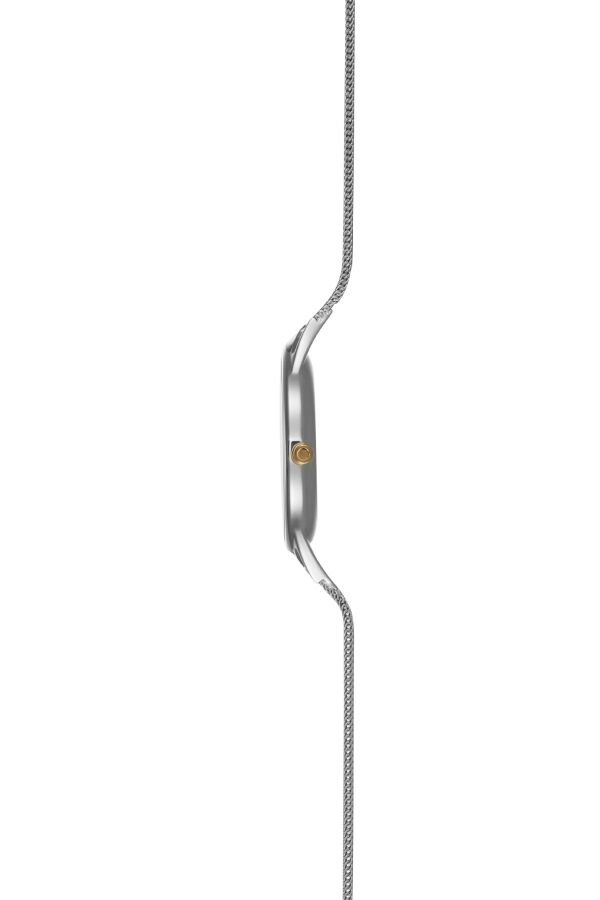 Obaku Denmark V302LXCWMC Quartz Çelik Hasır Gri Safir Cam 32 mm Kadın Kol Saati