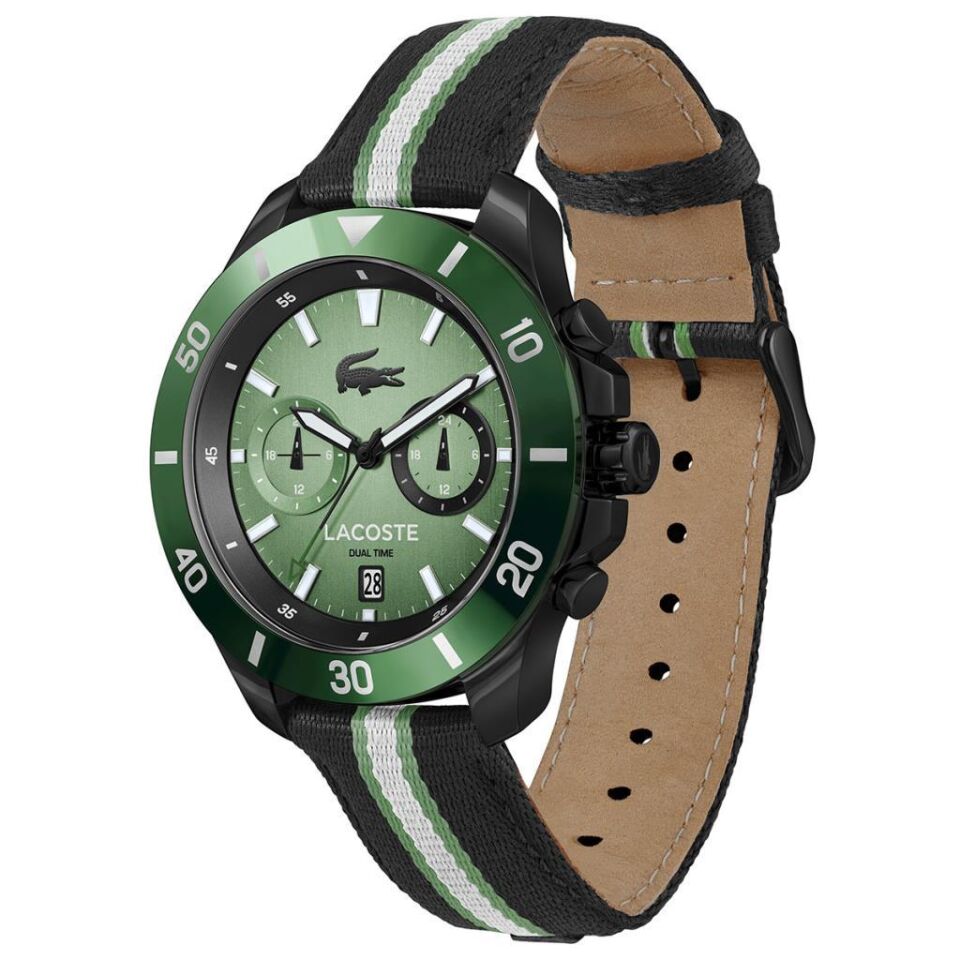 Lacoste 2011341 Quartz Yeşil-Siyah 44 mm Erkek Kol Saati